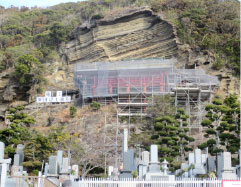 大福寺崖観音堂改修工事